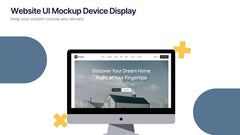 Website UI Mockup Device Display Presentation