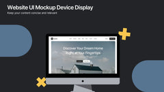 Website UI Mockup Device Display Presentation slide 2