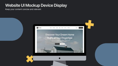 Website UI Mockup Device Display Presentation