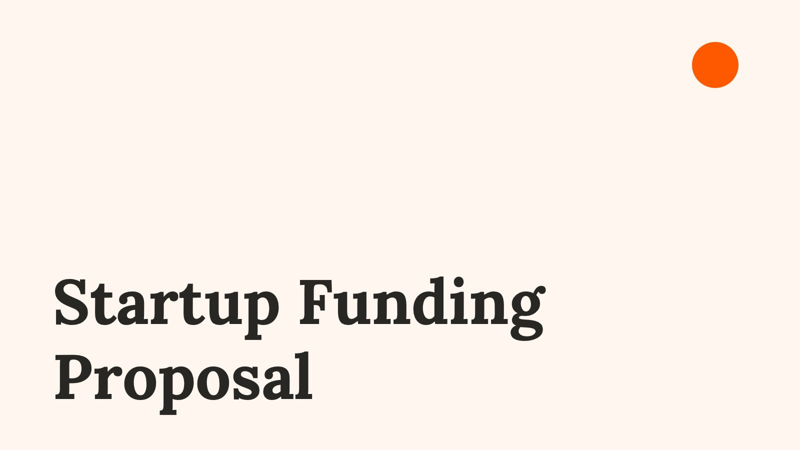 Whirlwind Startup Funding Proposal Presentation