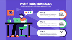 Work From Home Infographics slide 9