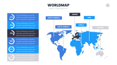 World Map Infographics slide 11