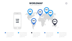 World Map Infographics slide 13