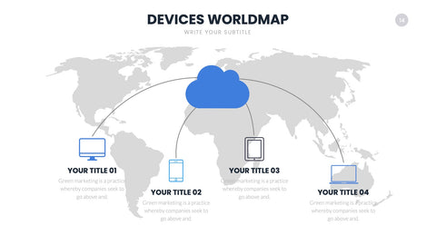 World Map Infographics for Global Markets & Geography