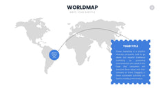 World Map Infographics slide 15