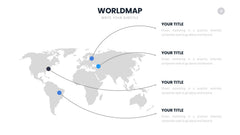 World Map Infographics slide 18