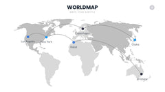 World Map Infographics slide 5