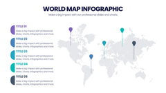 World Map Infographics slide 14