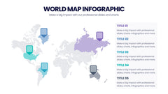 World Map Infographics slide 15
