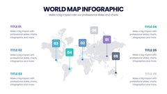 World Map Infographics slide 19