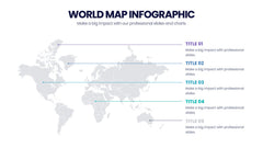 World Map Infographics slide 20