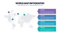 World Map Infographics slide 5