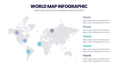 World Map Infographics slide 6