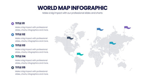 World Map Infographics