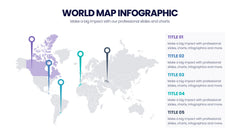 World Map Infographics slide 8