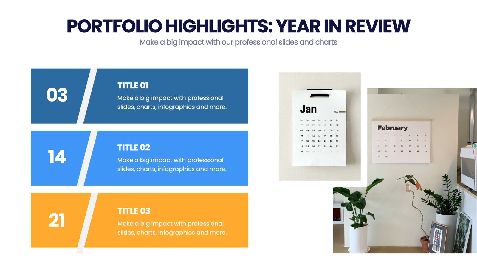 Year In Review Infographics