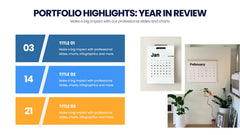 Year In Review Infographics