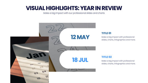 Year In Review Infographics
