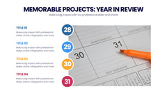 Year In Review Infographics slide 13