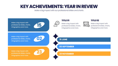 Year In Review Infographics