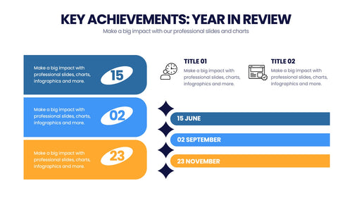 Year In Review Infographics slide 2
