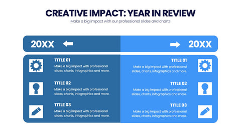 Year In Review Infographics