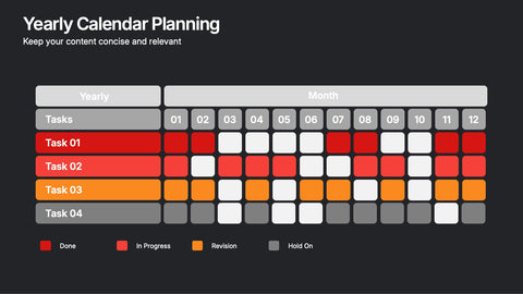 Yearly Calendar Planning Presentation