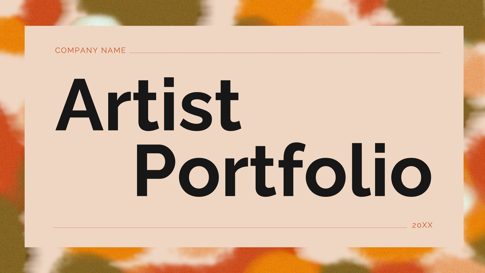 Zenith Artist Portfolio Presentation