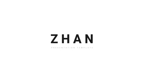Zhan Minimal Presentation Template