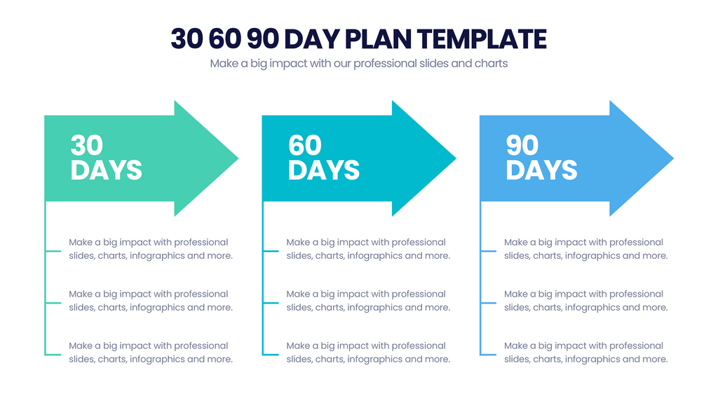 30 60 90 Day Plan Infograpia 30 60 90 Day Plan Infograpia