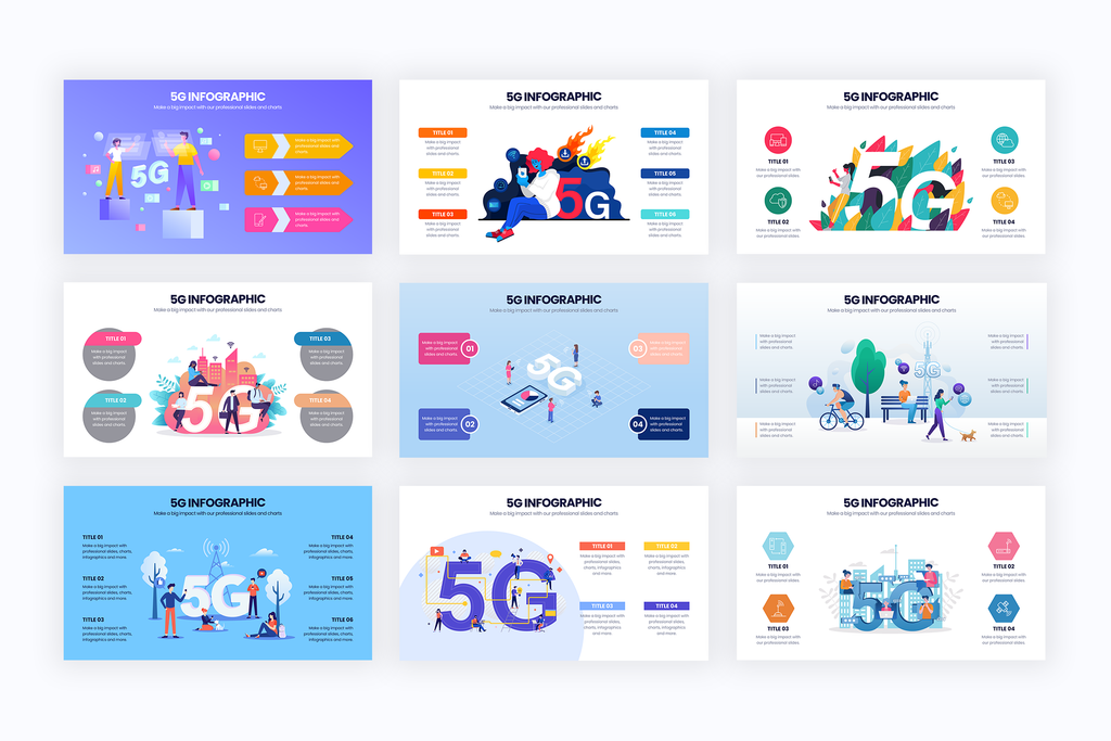 5G Infographic Templates