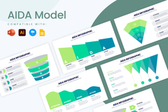 AIDA Model Infographic Templates