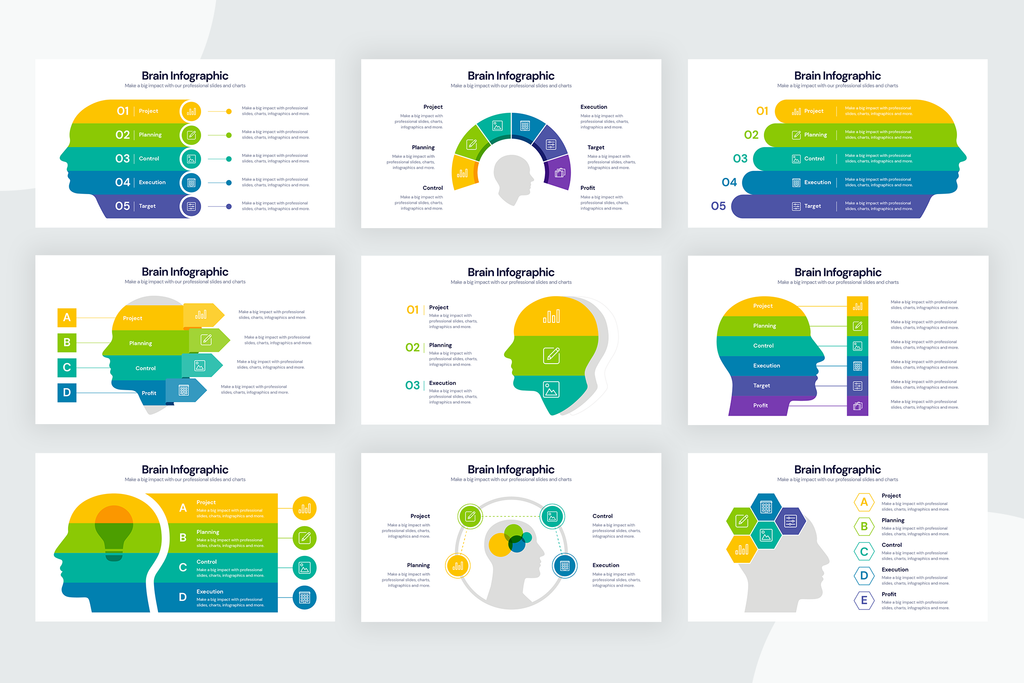 Brain Infographic Templates