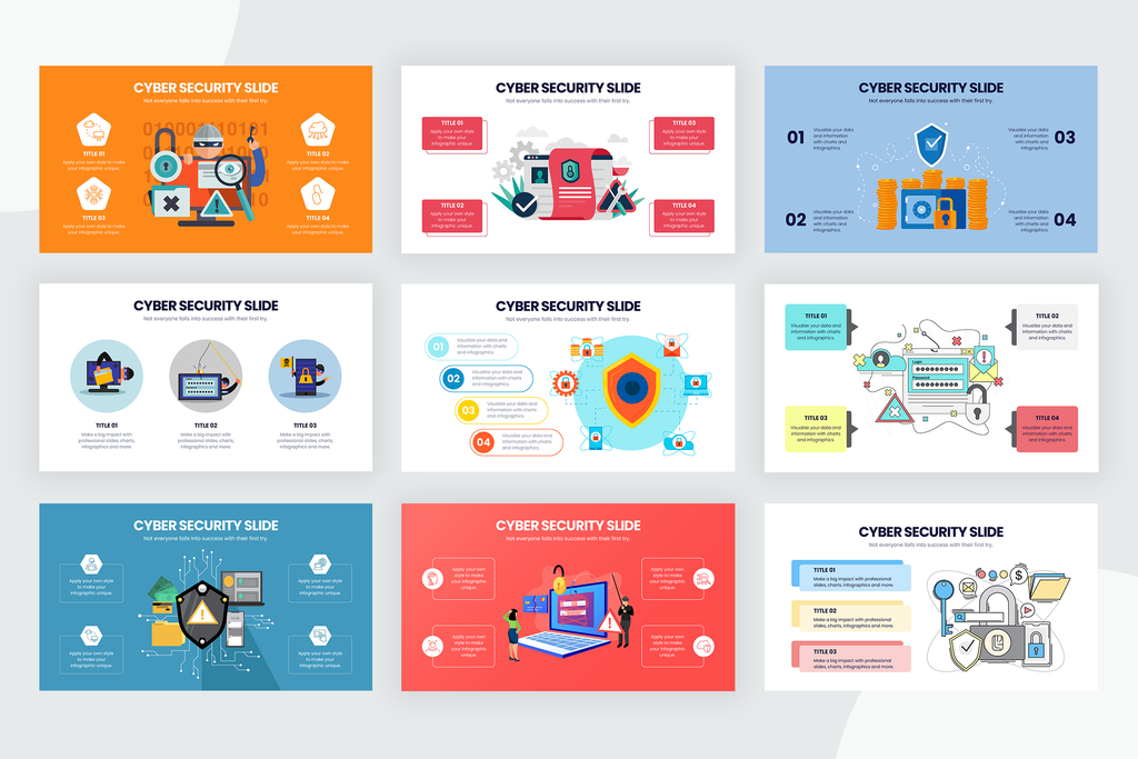Cybersecurity Infographic Templates