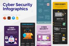 Vertical Infographic Templates Bundle