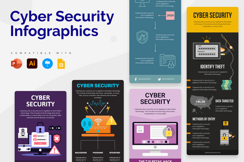 Vertical Infographic Templates Bundle