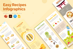 Vertical Infographic Templates Bundle