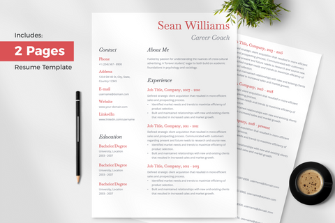Elijah - Resume Template
