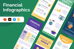 Vertical Infographic Templates Bundle