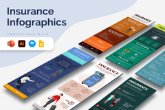 Vertical Infographic Templates Bundle