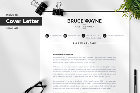 Mila Resume + Cover Letter Template