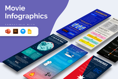 Vertical Infographic Templates Bundle