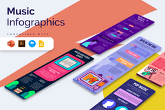 Vertical Infographic Templates Bundle
