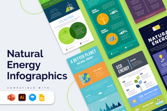 Vertical Infographic Templates Bundle