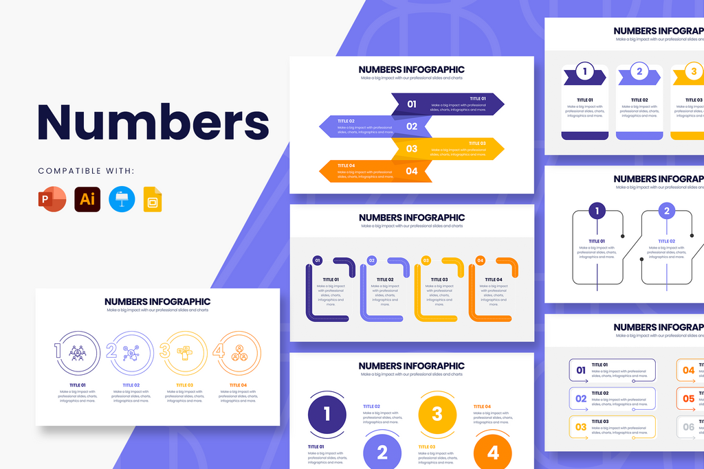 Number Infographic Templates – Infograpia