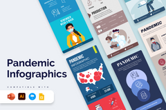 Vertical Infographic Templates Bundle