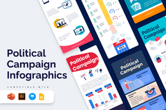 Vertical Infographic Templates Bundle