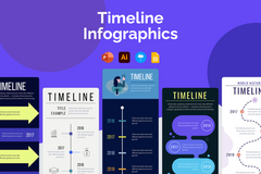 Vertical Infographic Templates Bundle