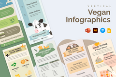Vertical Infographic Templates Bundle