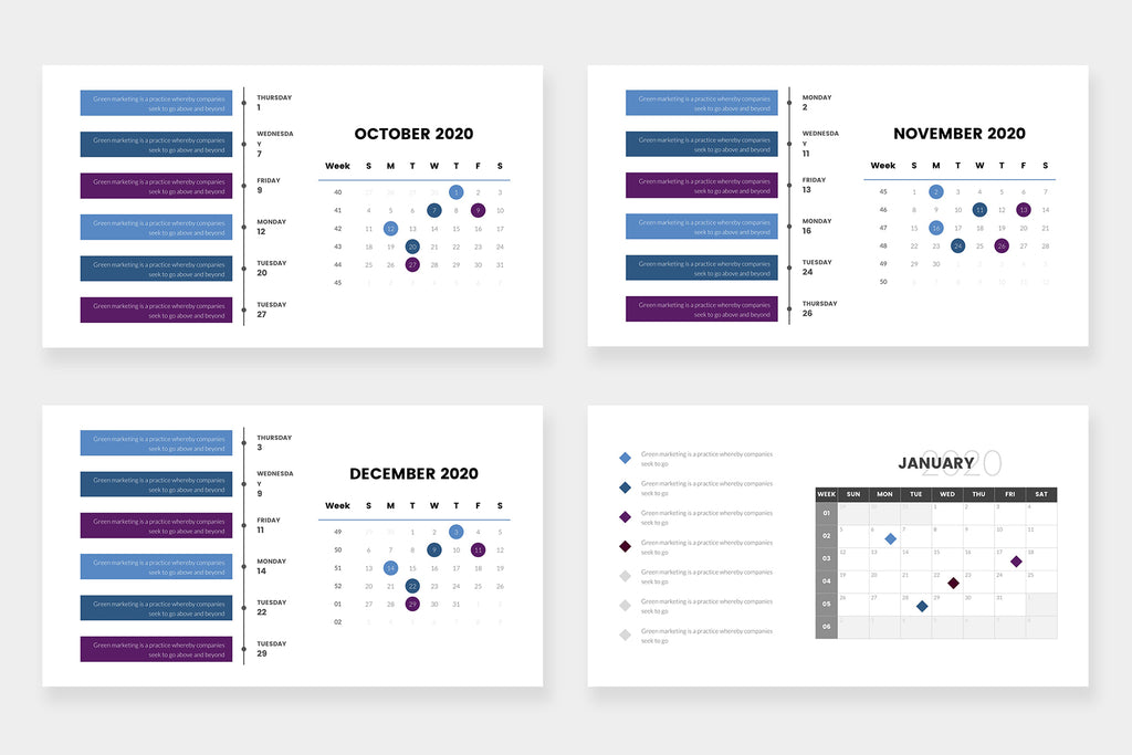 Calendar 2020 Slides